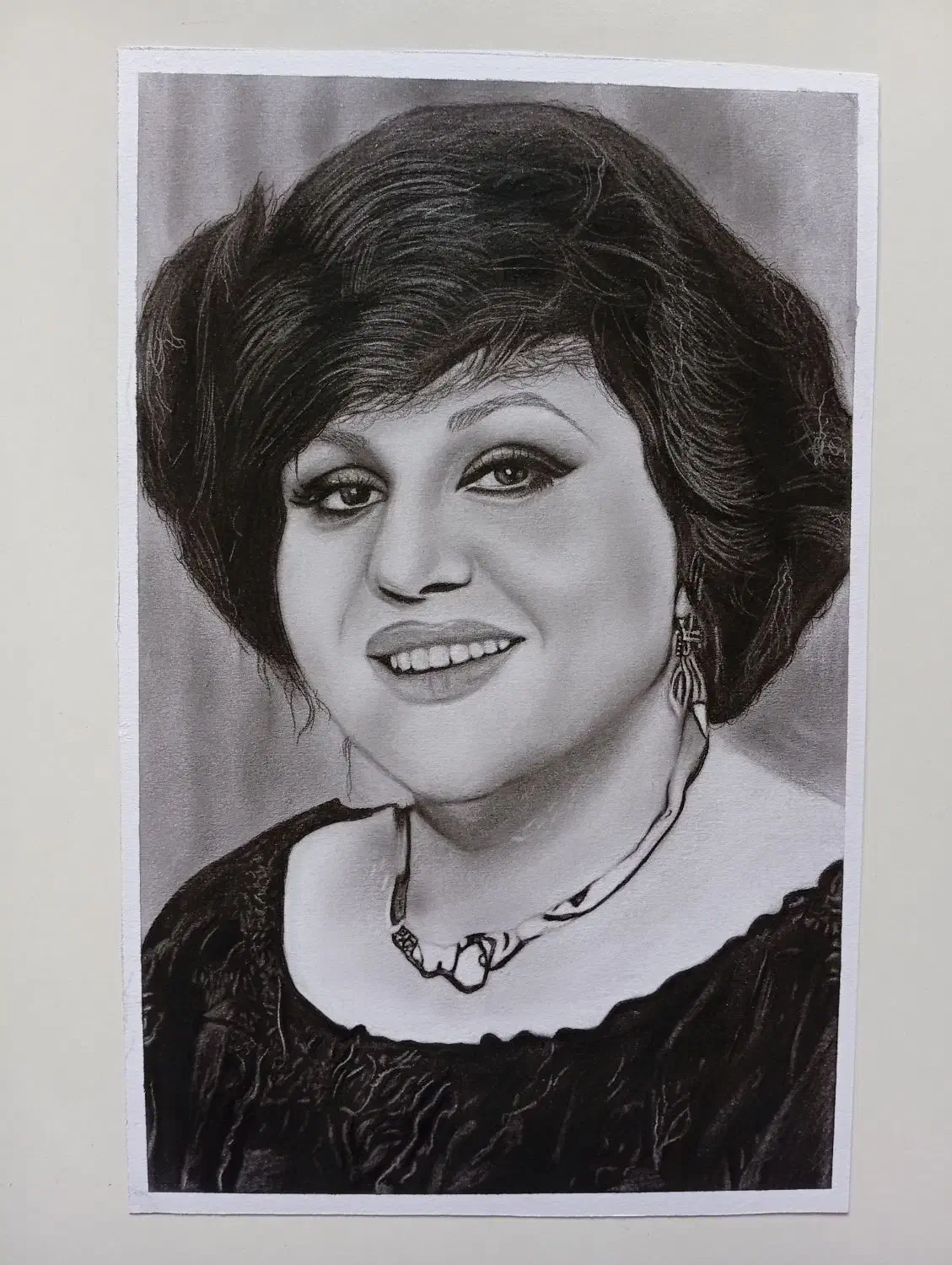 طراحی چهره سیاه قلم|تابلو، نقاشی، عکس|بروجن, |دیوار