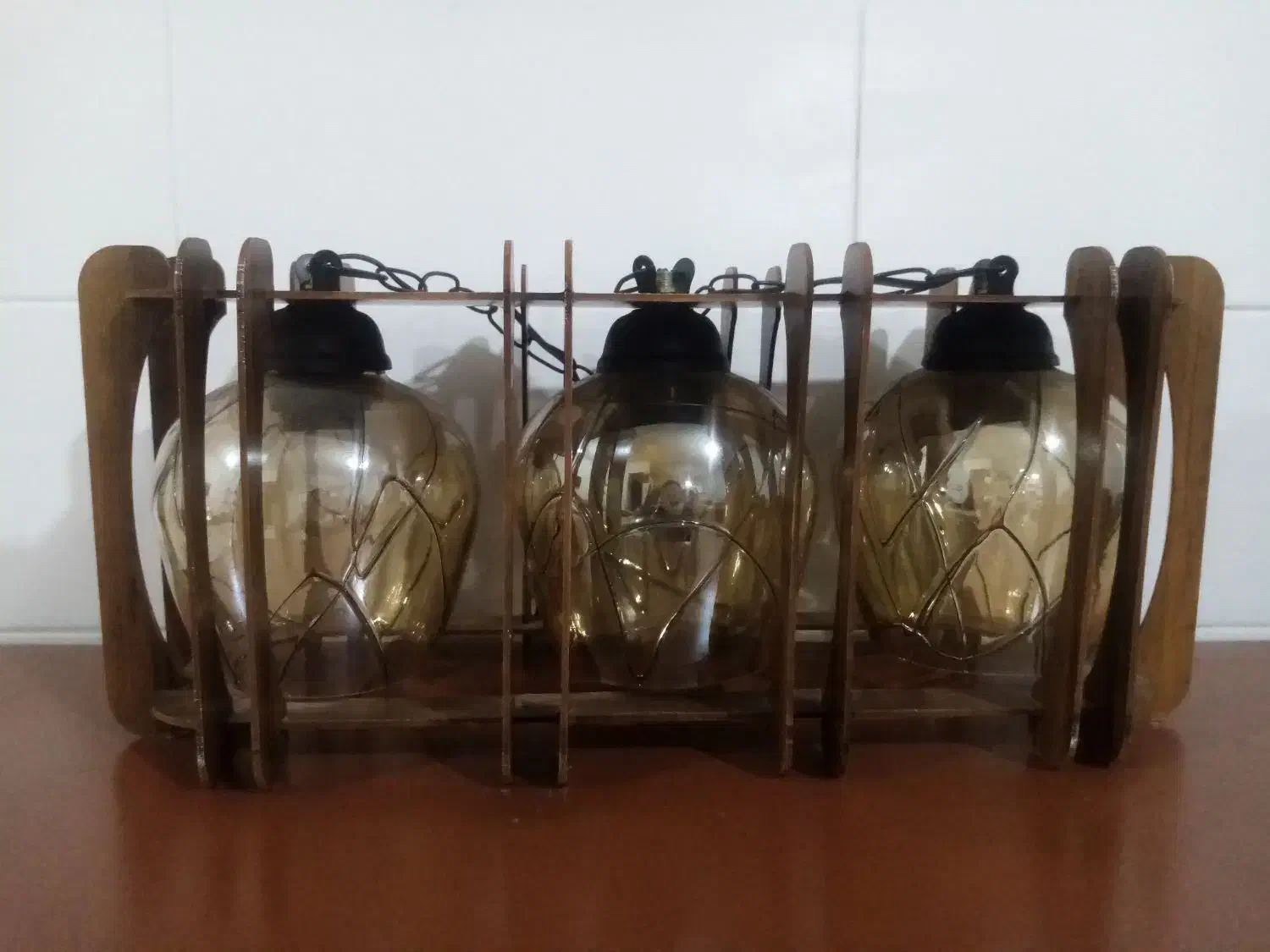 لوستر چوبی|لوستر و چراغ آویز|اراک, |دیوار