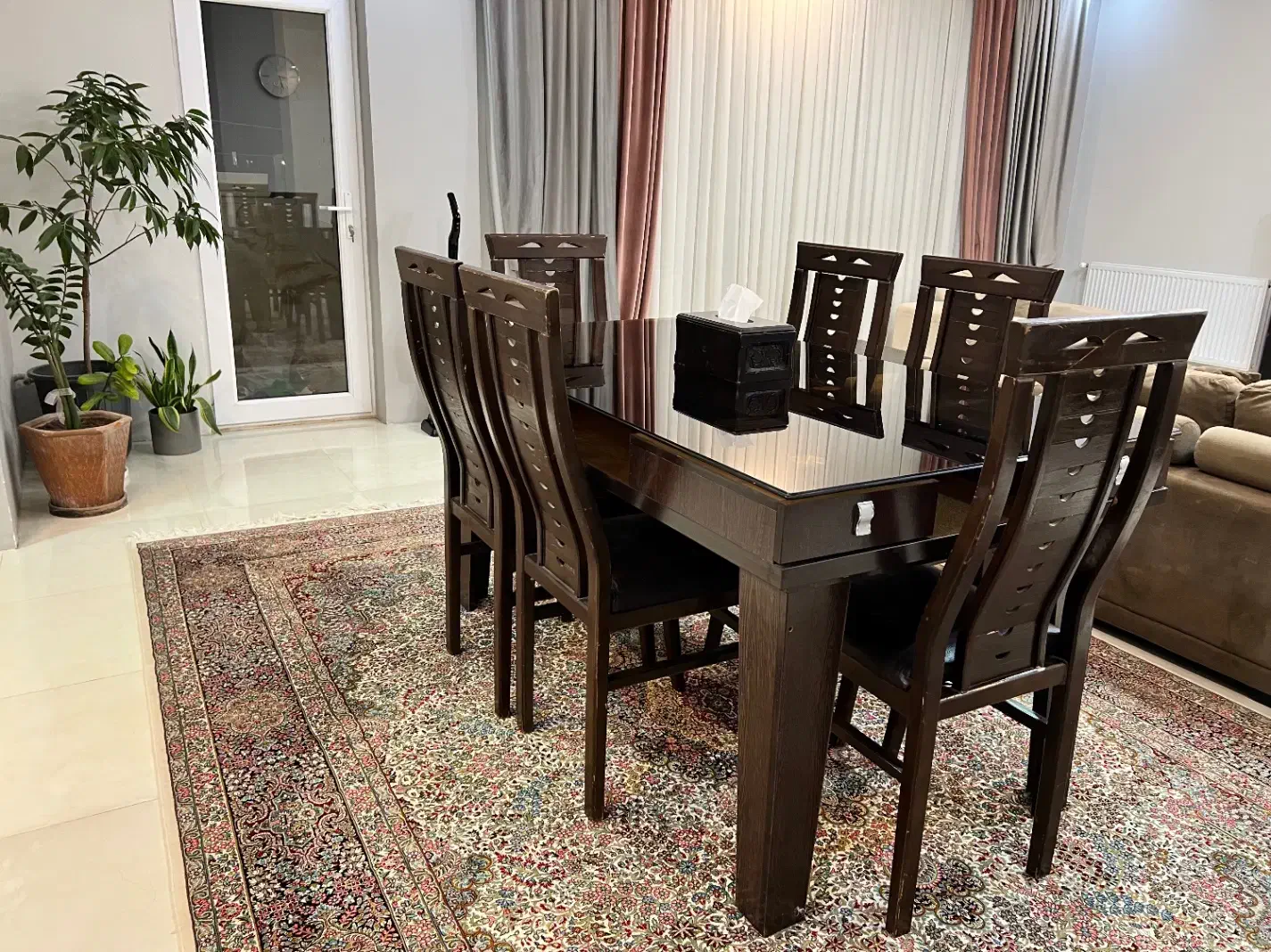 میز ناهار خوری ۶ نفره|میز و صندلی غذاخوری|سیرجان, |دیوار