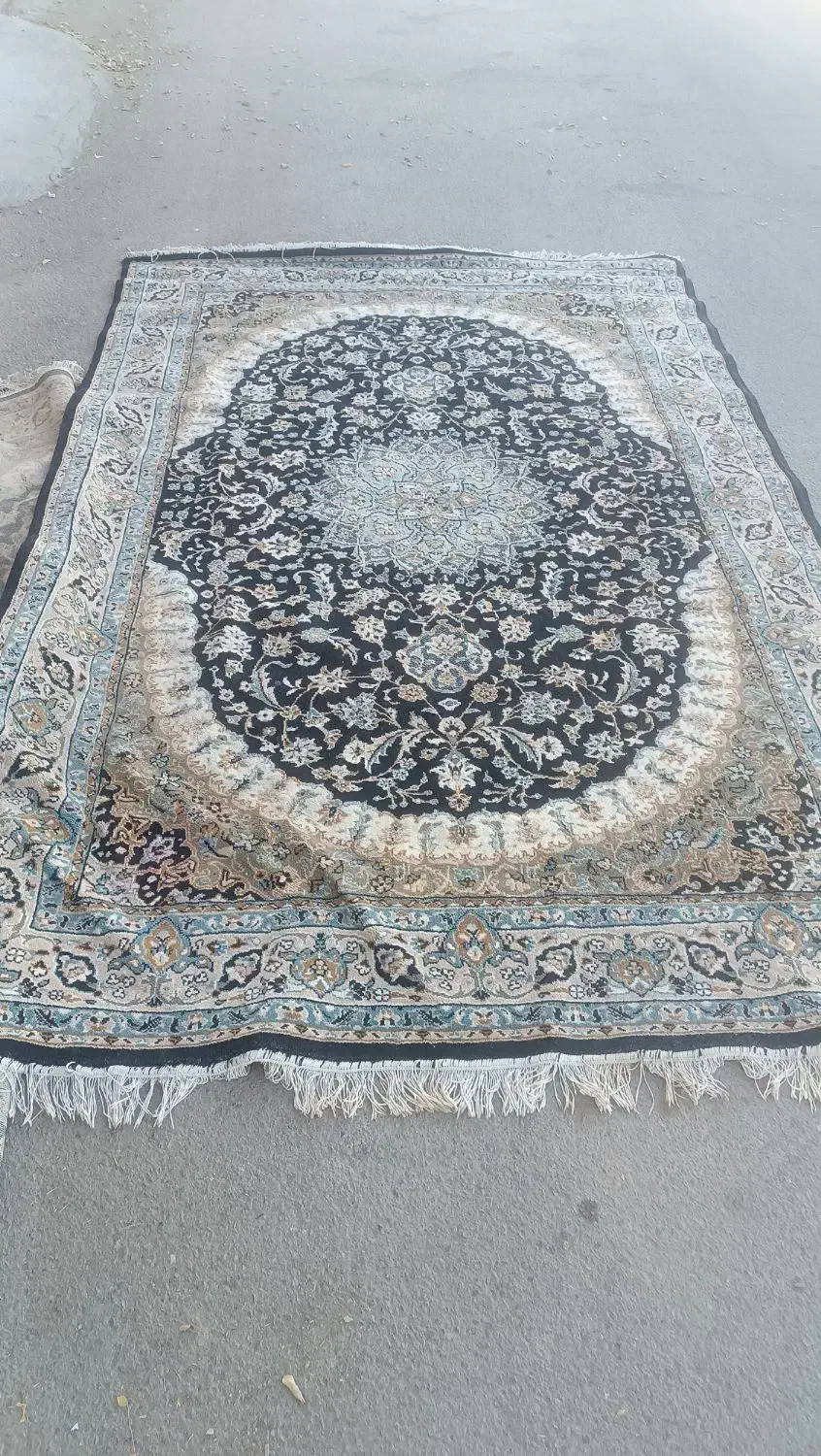 فرش ۱۲متری کارکرده فرش ۶متری|فرش|رضویه, |دیوار