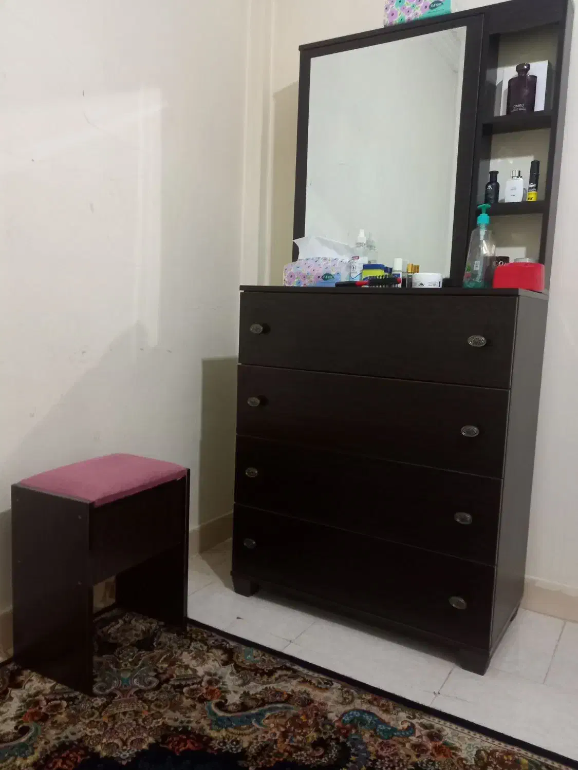 دراور و آینه|جاکفشی، کمد، دراور|کرج, حصارک بالا|دیوار