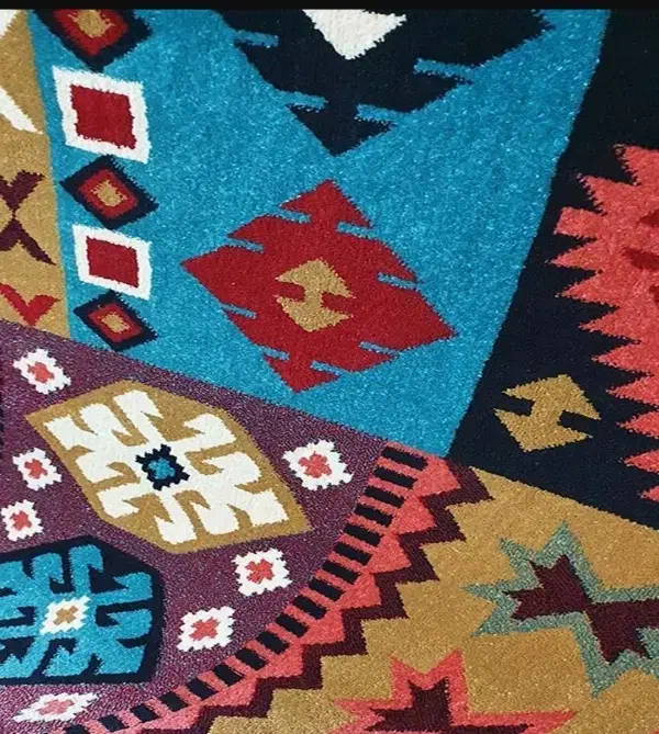 گلیم فرش دو در سه و کناره|فرش|شهرکرد, |دیوار