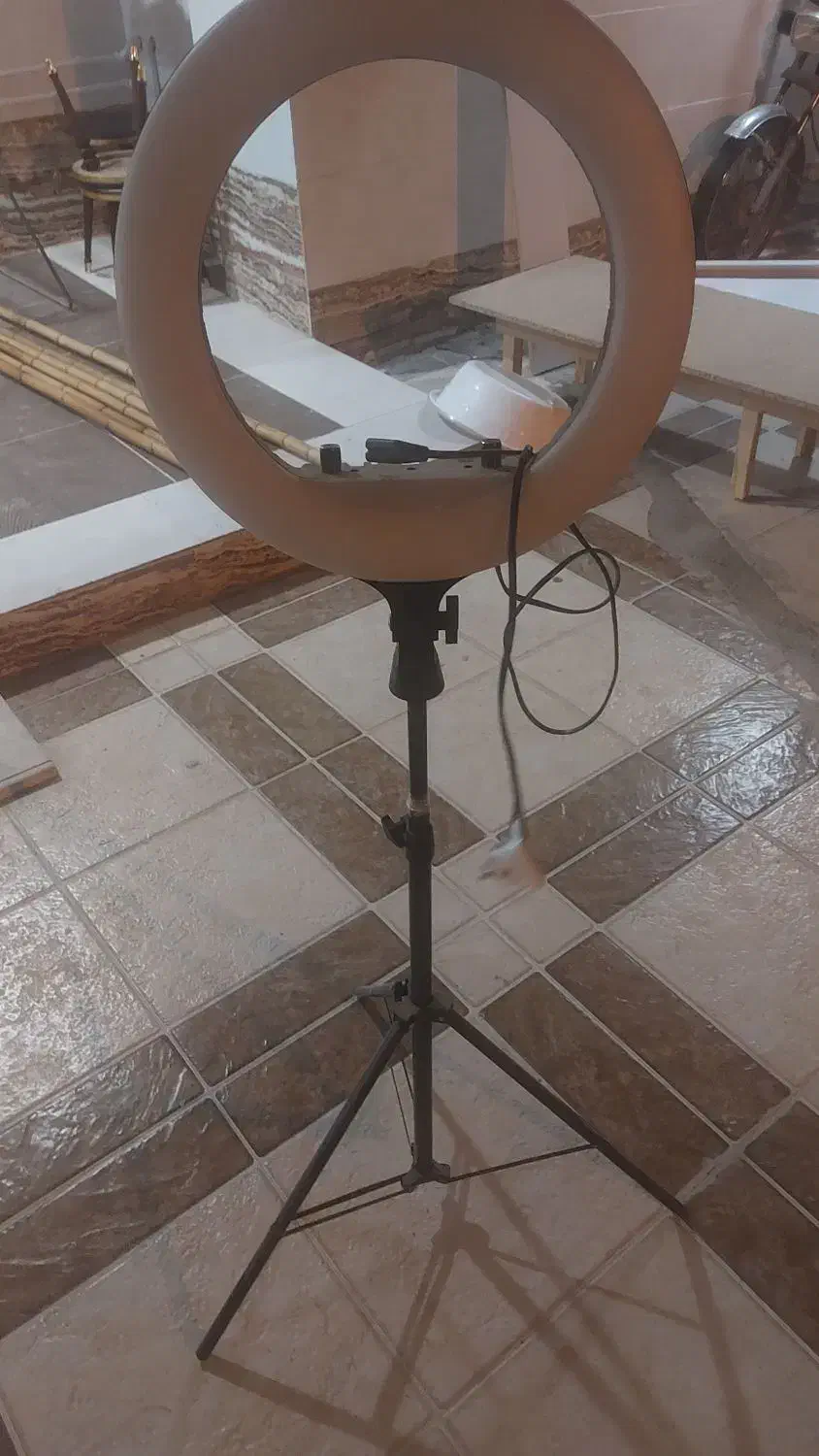 رینگ لایت|دوربین عکاسی و فیلمبرداری|بندر دیر, |دیوار