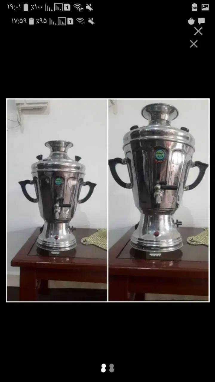 سماور برقی نونو و قدیمی|سماور، چای‌ساز، قهوه‌ساز|تالش, طولارود|دیوار