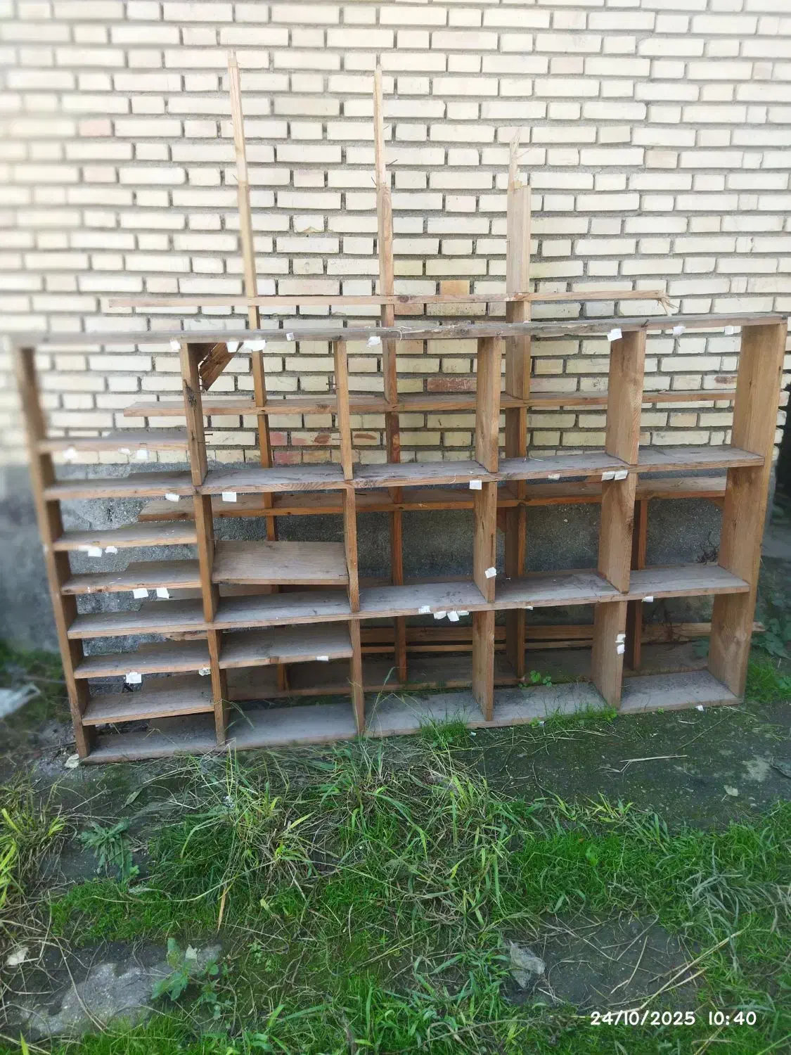 قفسه چوبی . نرادروسی|کتابخانه، شلف، قفسههای دیواری|تالش, هشتپر|دیوار