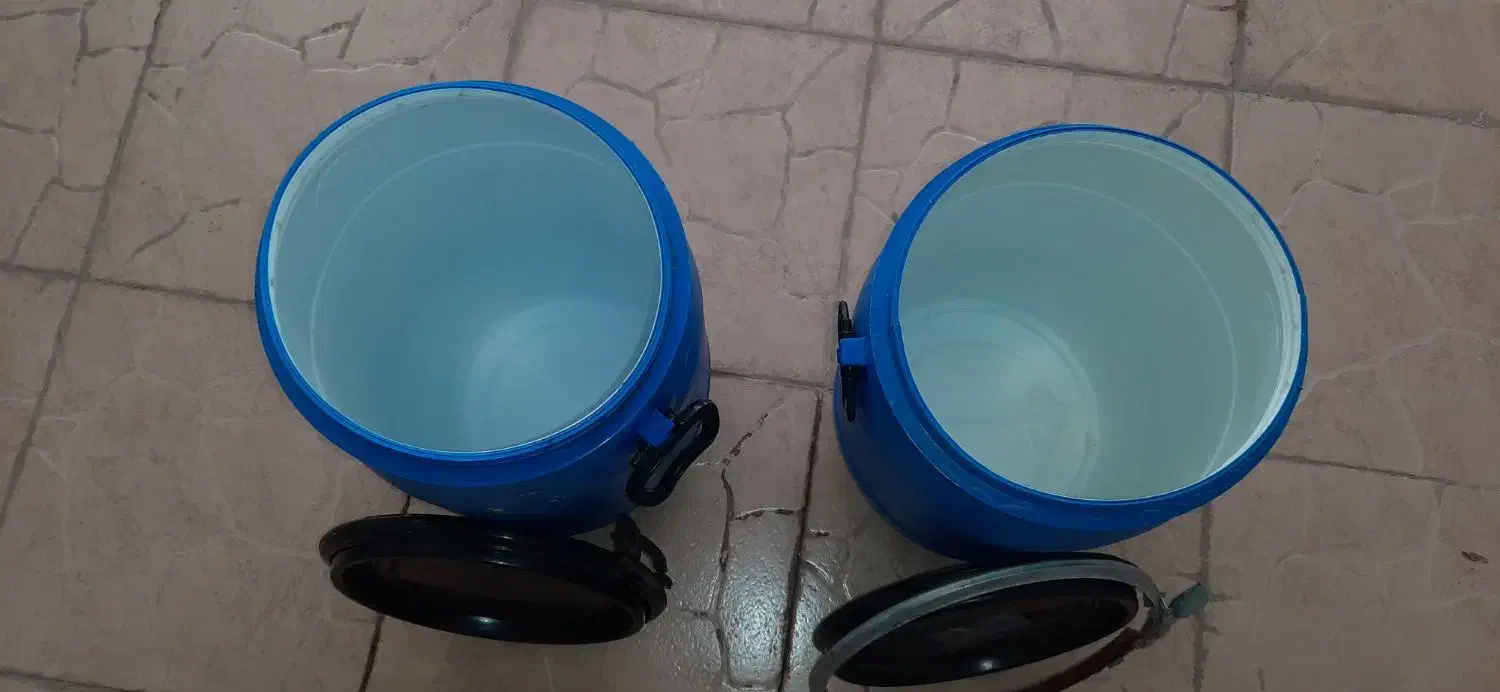 بشکه پلاستیکی دو جداره داخل سفید|ظروف نگهدارنده، پلاستیکی، یک‌بارمصرف|شهرکرد, |دیوار