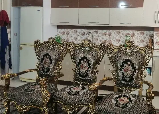 مبل سلطنتی چوب|مبلمان خانگی و میز عسلی|گرگان, |دیوار