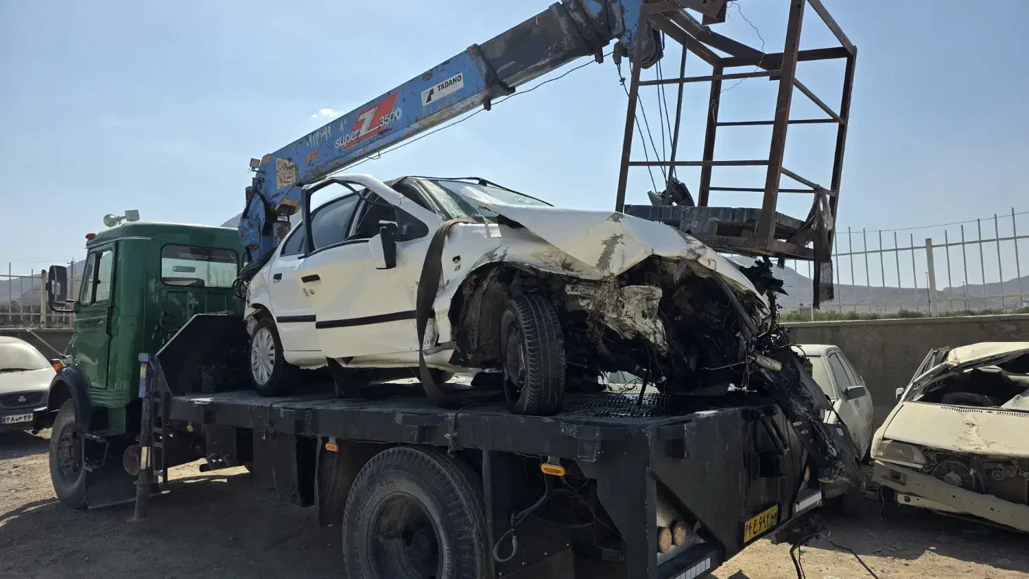 سمند EF7 ۹۲ دوگانه فابریک تصادفی|خودرو سواری و وانت|فولادشهر, سایت صنعتی کاوه|دیوار