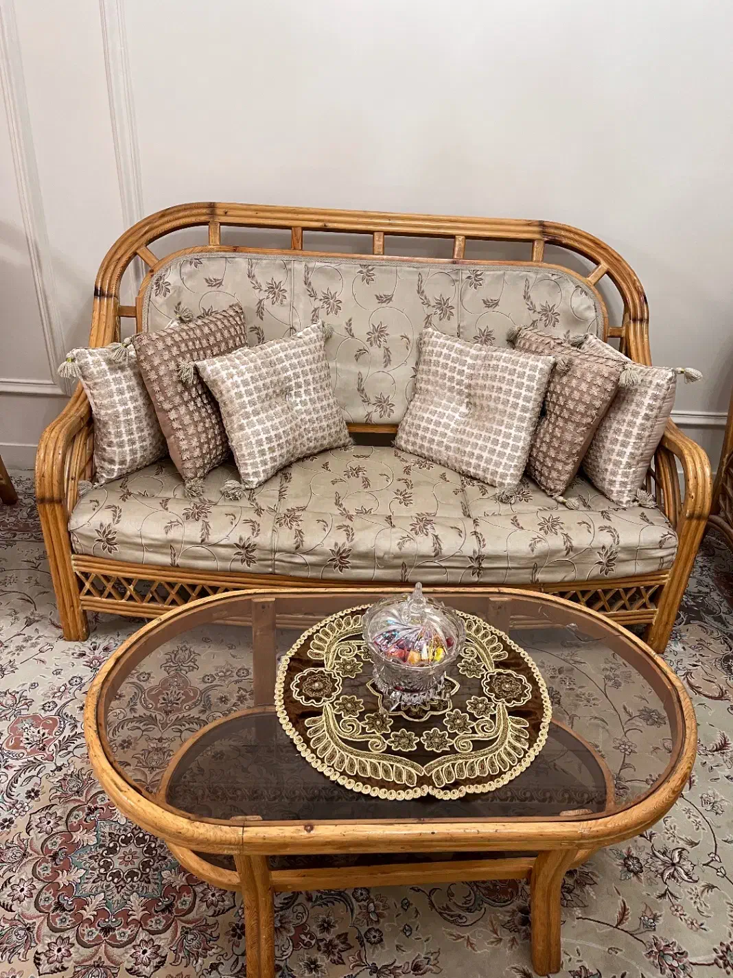 مبل ۷نفره چوپ روس|مبلمان خانگی و میز عسلی|ری, شهرری|دیوار