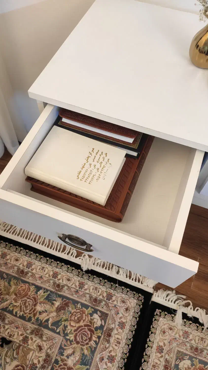 میز کنسول سفید|بوفه، ویترین، کنسول|ساری, |دیوار