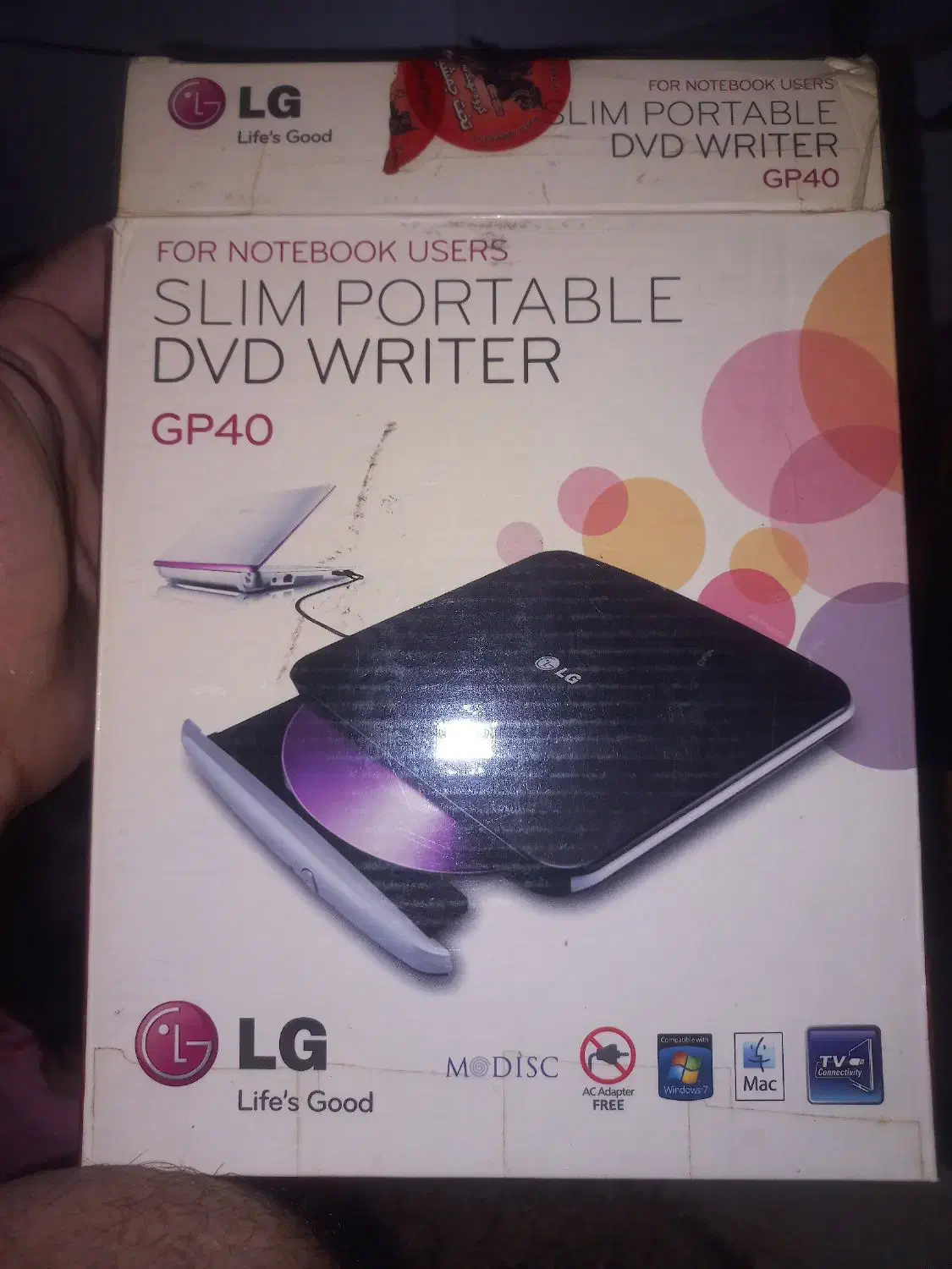 دی وی دی رایتر اکسترنال ال جی|قطعات و لوازم جانبی رایانه|آمل, |دیوار