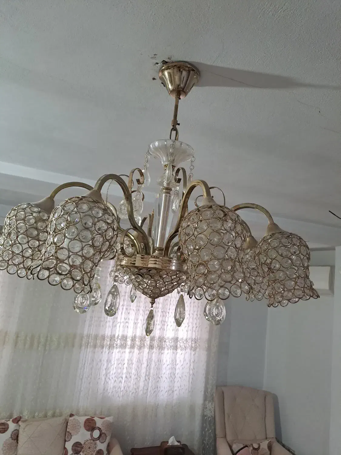 لوستر ۸ شاخه|لوستر و چراغ آویز|آستارا, |دیوار