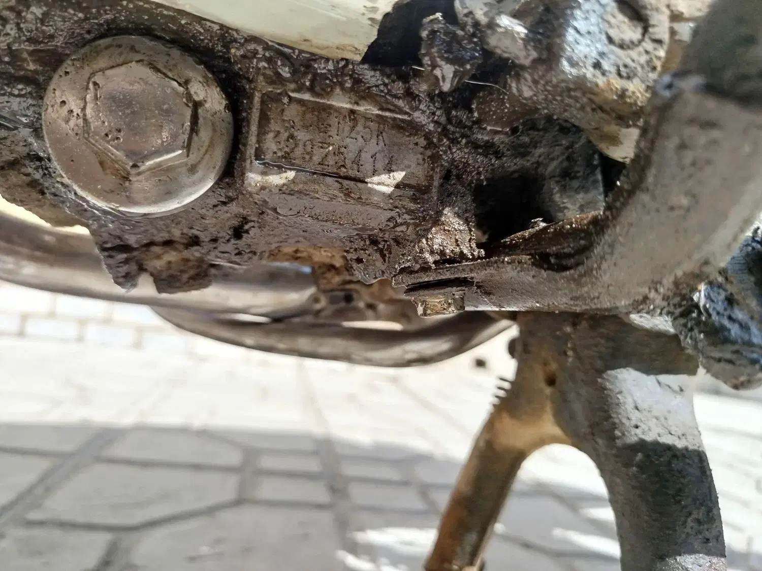 موتور ترح قدیم 125 مزایده ای|موتورسیکلت|داراب, |دیوار