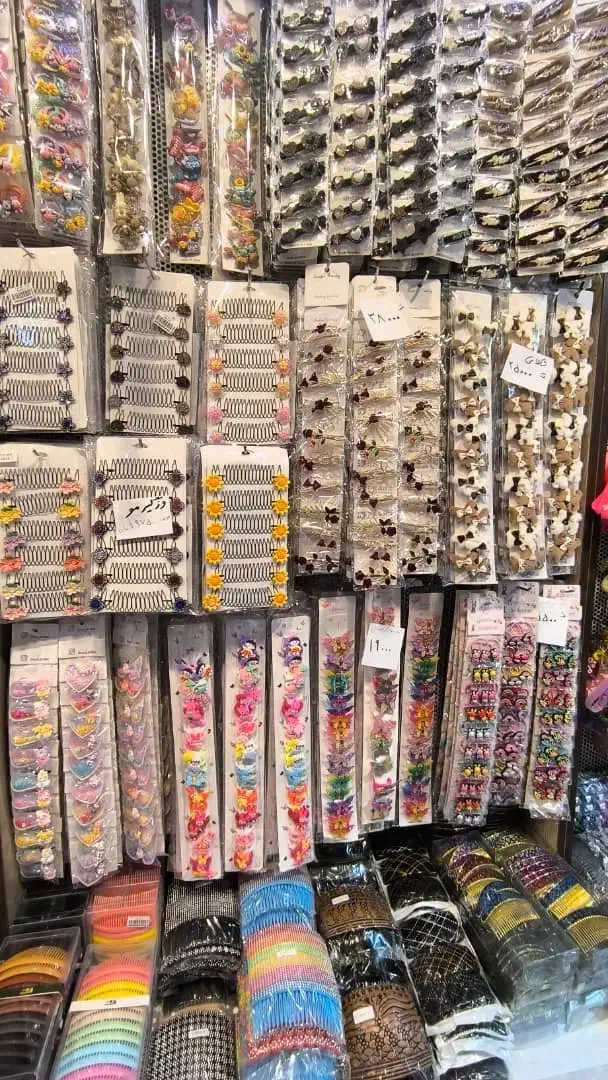 خرازی خطاط پخش عمده اکسسوری مو|عمده‌فروشی|بندر گناوه, |دیوار