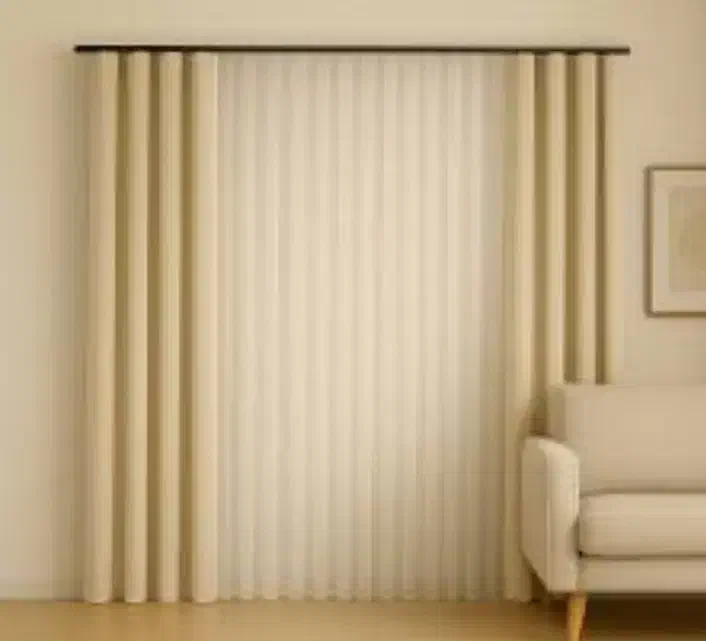 پرده مینیمال جنس درجه یک ابعاد۳در۳|پرده، رانر، رومیزی|قم, زاد|دیوار