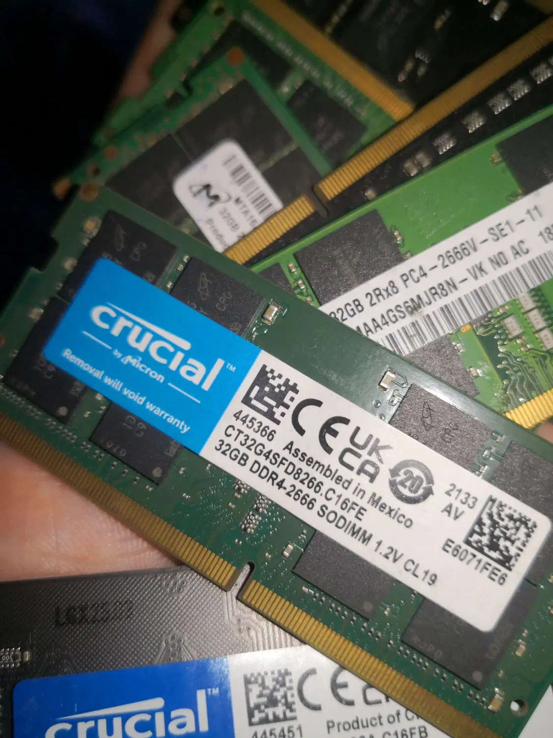 رم لپتاپی 32 گیگ ddr4 حرفه ای Ram 32g ddr4 lap|قطعات و لوازم جانبی رایانه|تهران, آهنگ|دیوار