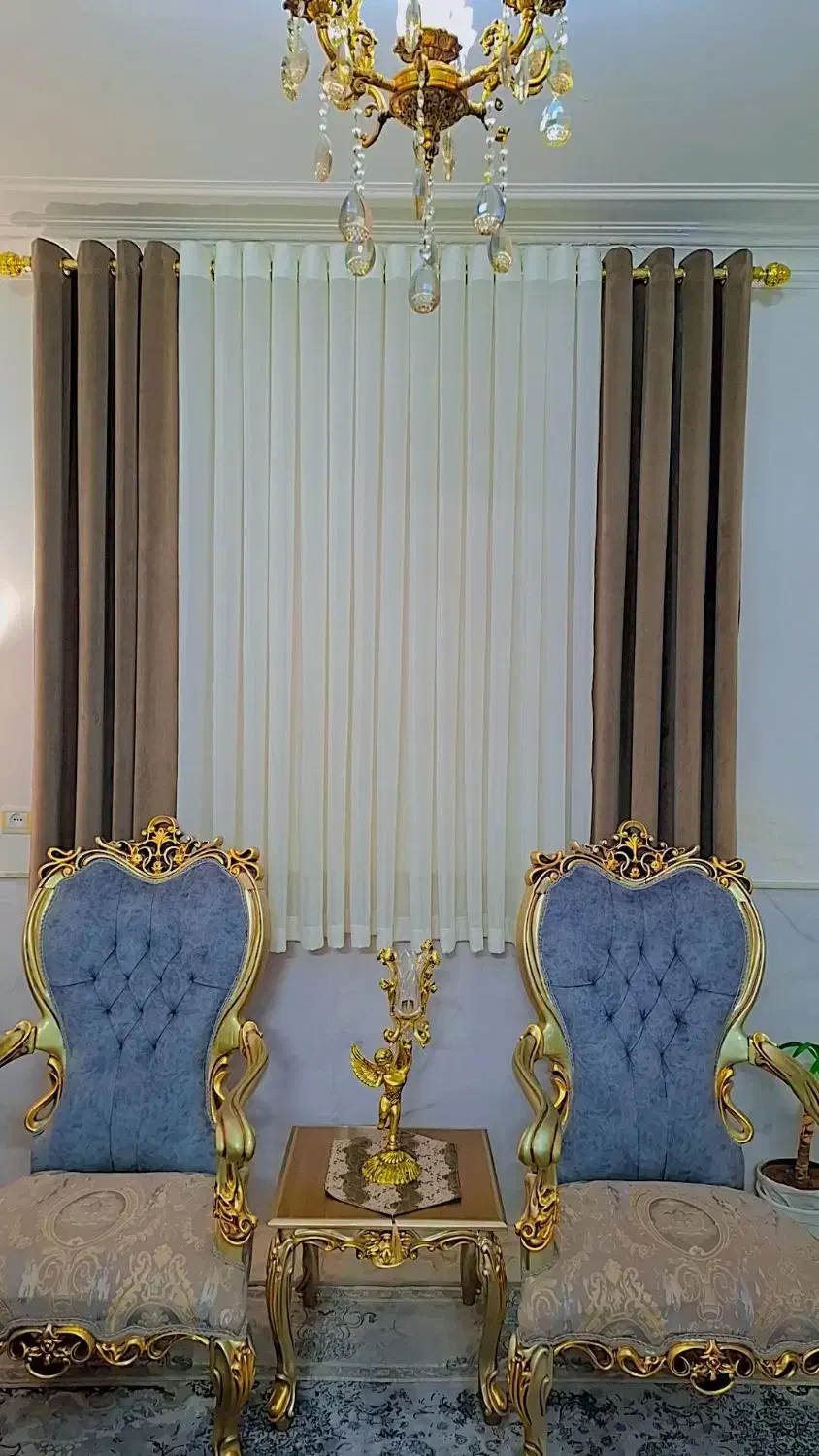 پرده پانچ|پرده، رانر، رومیزی|زاویه, |دیوار