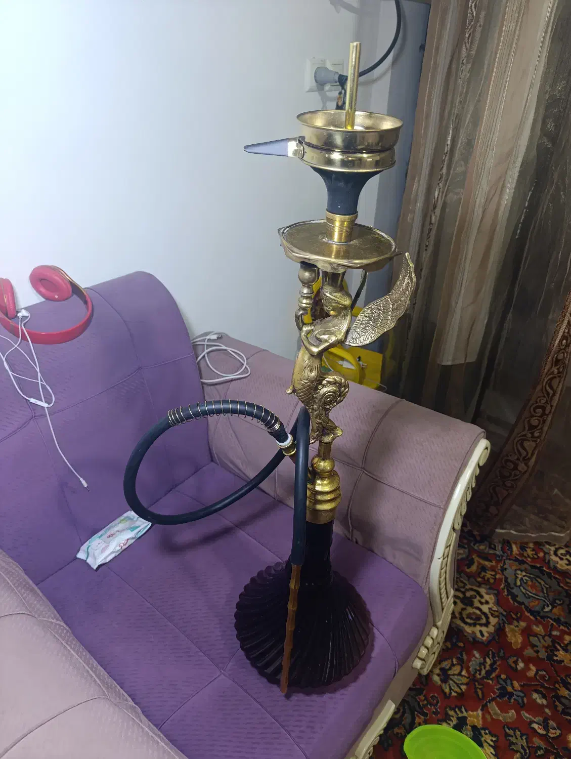 قلیون برنجی دست ساز|صنایع دستی و سایر لوازم تزئینی|مشهد, رضاییه|دیوار