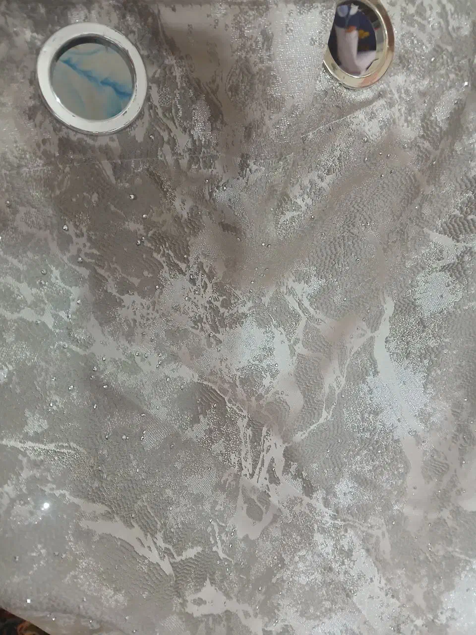 پرده حریر ضریح دار با یالان|پرده، رانر، رومیزی|بروجرد, |دیوار