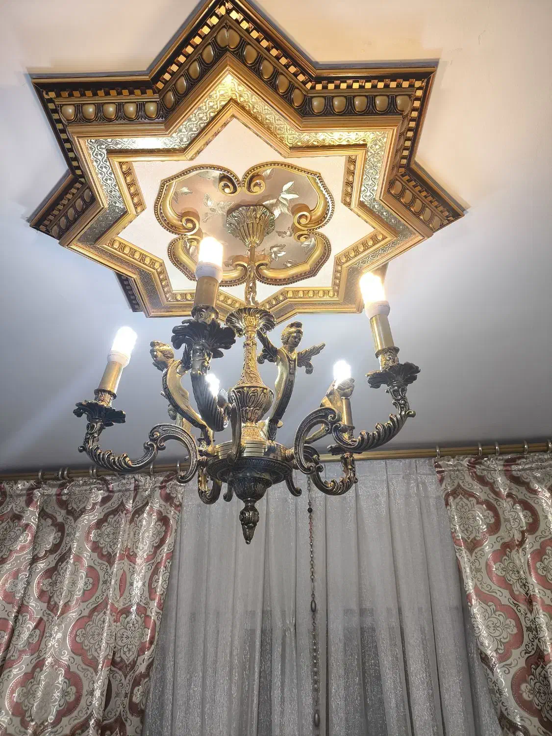 لوستر برنز|لوستر و چراغ آویز|پرند, فاز ۵|دیوار