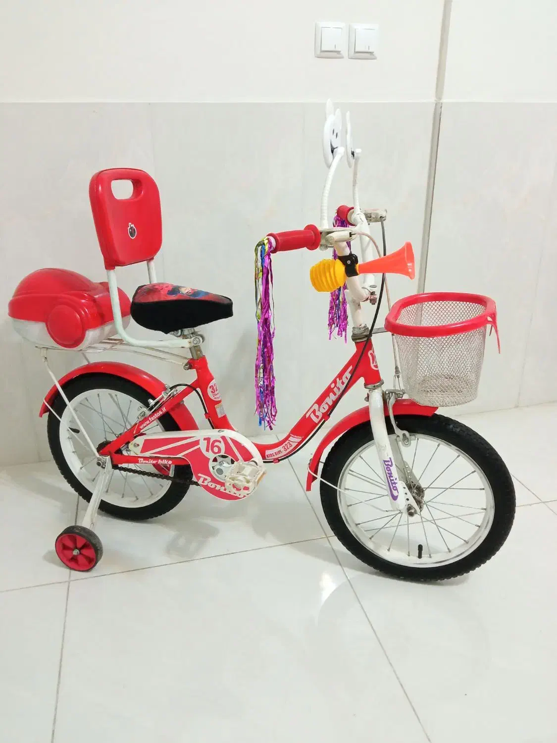 دوچرخه ۱۶ خارجی کم کار در حد نو|دوچرخه، اسکیت، اسکوتر|بروجن, |دیوار