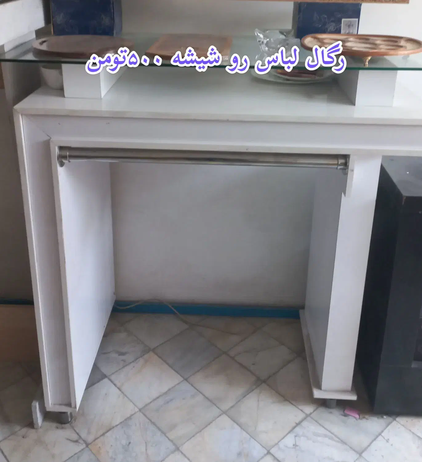 ویترین ام دی اف شیشه ای.استیل شیشه|بوفه، ویترین، کنسول|اصفهان, گلزار|دیوار