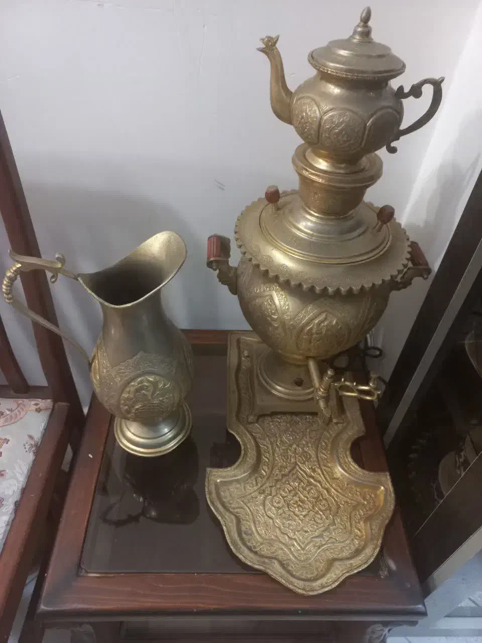 سماور برنجی|صنایع دستی و سایر لوازم تزئینی|خشکبیجار, |دیوار