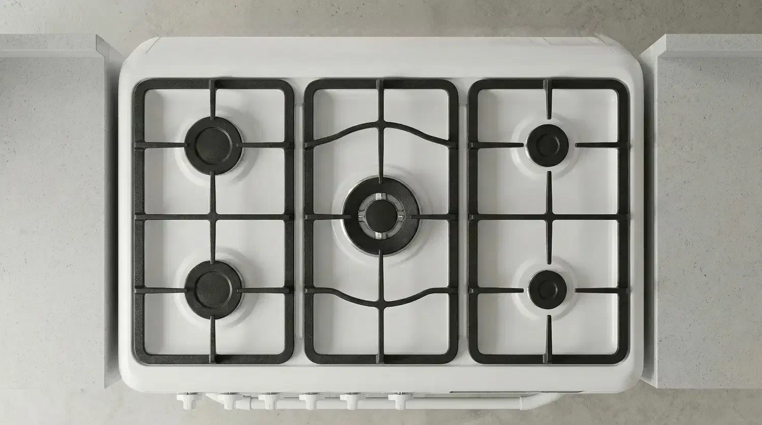 فر گاز ۵ شعله هاردستون کاملا سالم|اجاق گاز و لوازم برقی پخت‌وپز|کیش, |دیوار