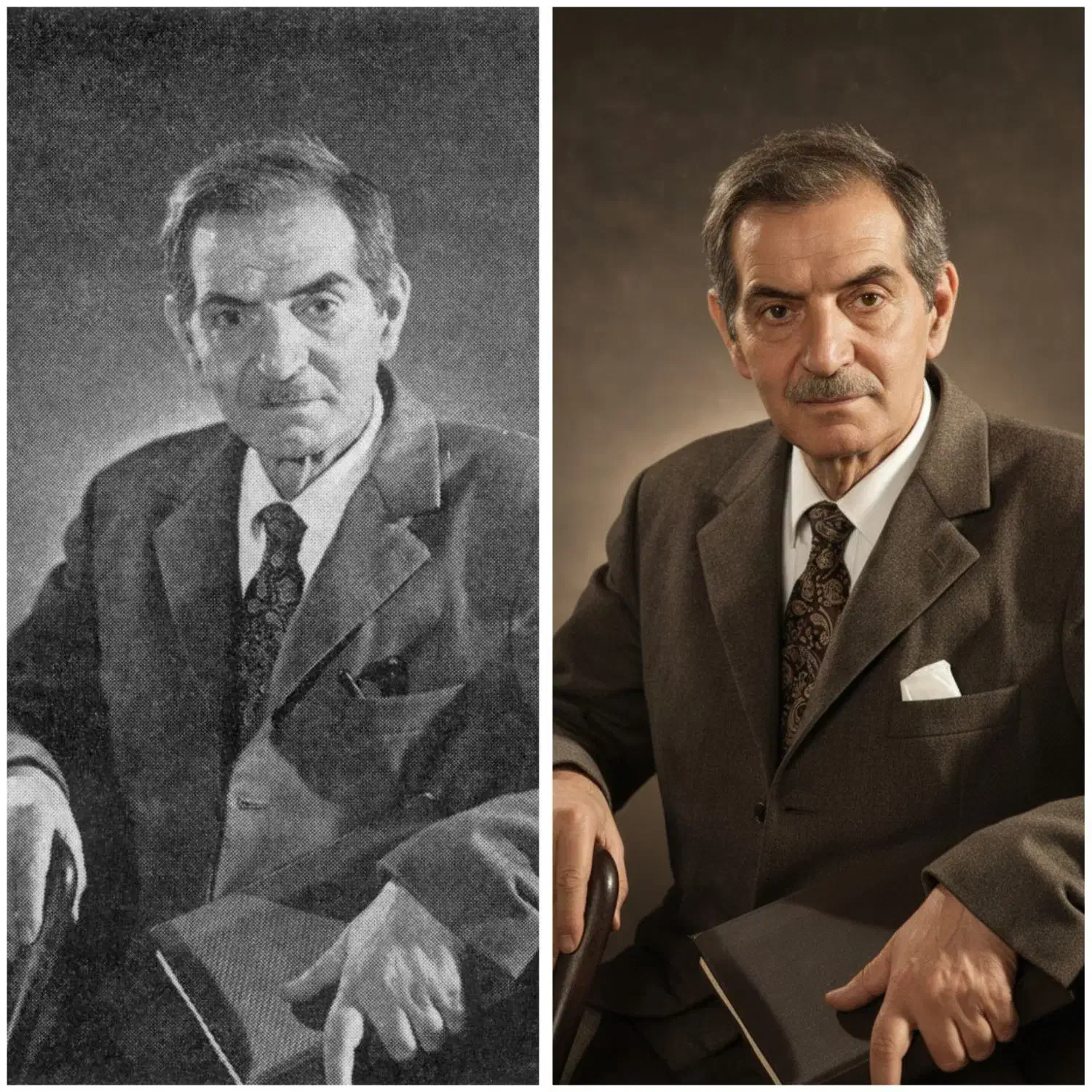 خاطرات قدیم رو زنده کن / ترمیم عکس قدیمی|تابلو، نقاشی، عکس|شوش, |دیوار