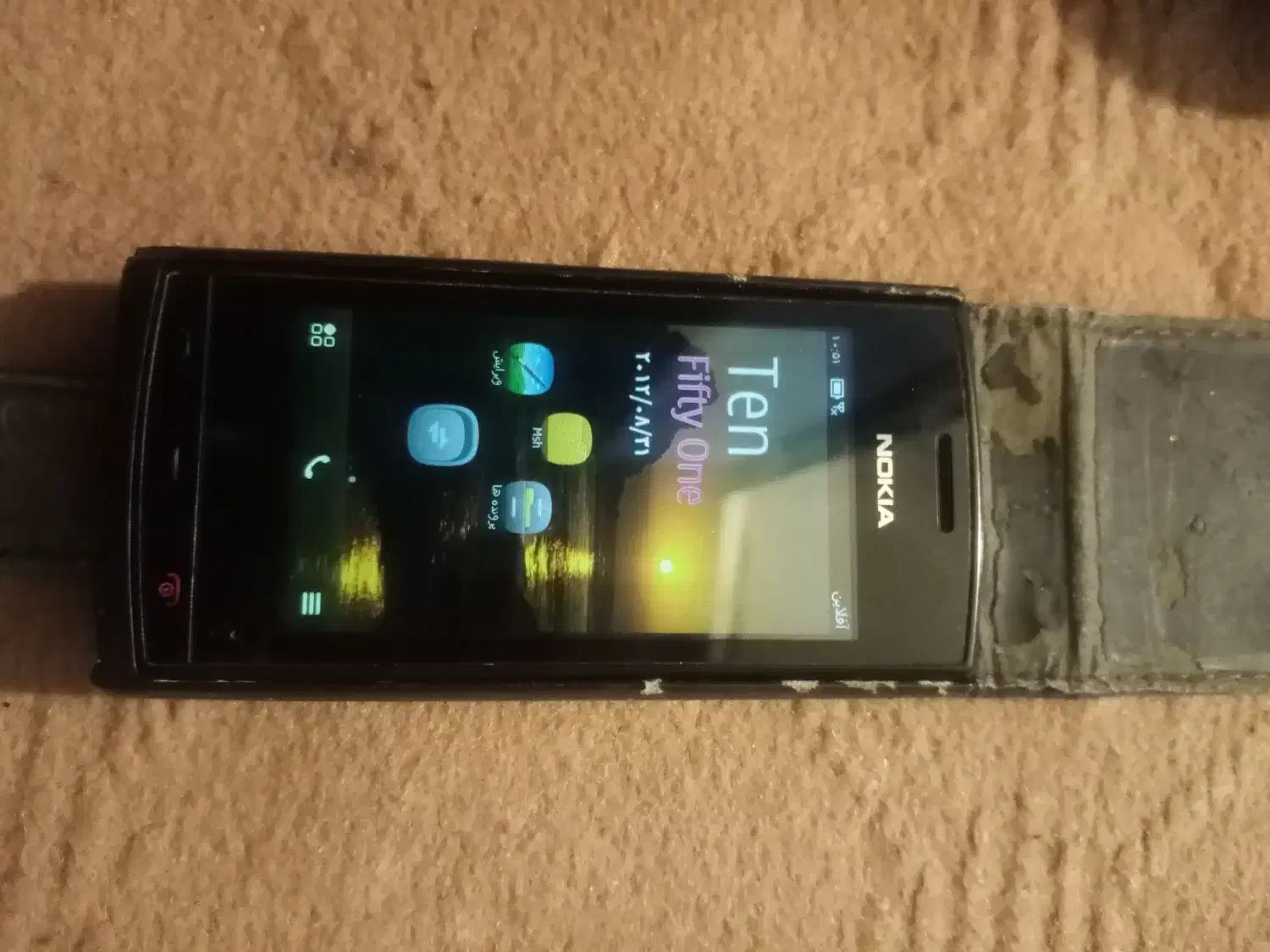 نوکیا 500 لمسی درحد نونو با کارتن فقط پنج میلیون|موبایل|محمدشهر, عباس آباد|دیوار