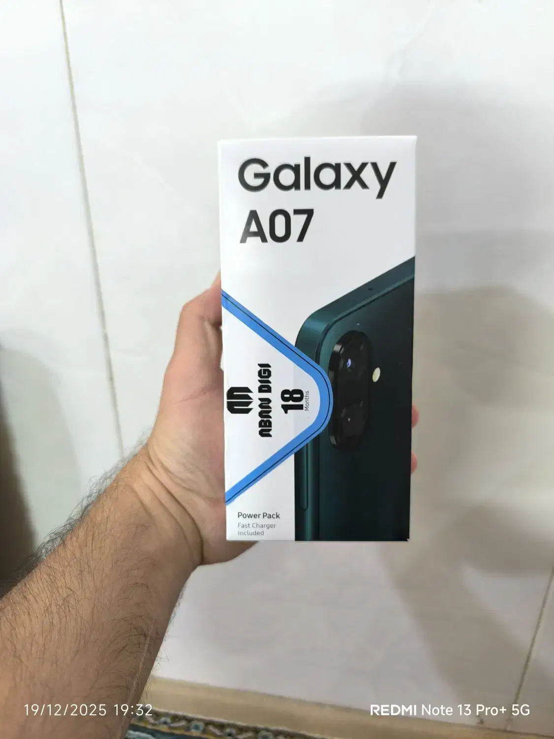 گوشی سامسونگ A07 پلمپ رم6 و128همراه شارژرداخل پک|موبایل|مشهد, طبرسی شمالی|دیوار