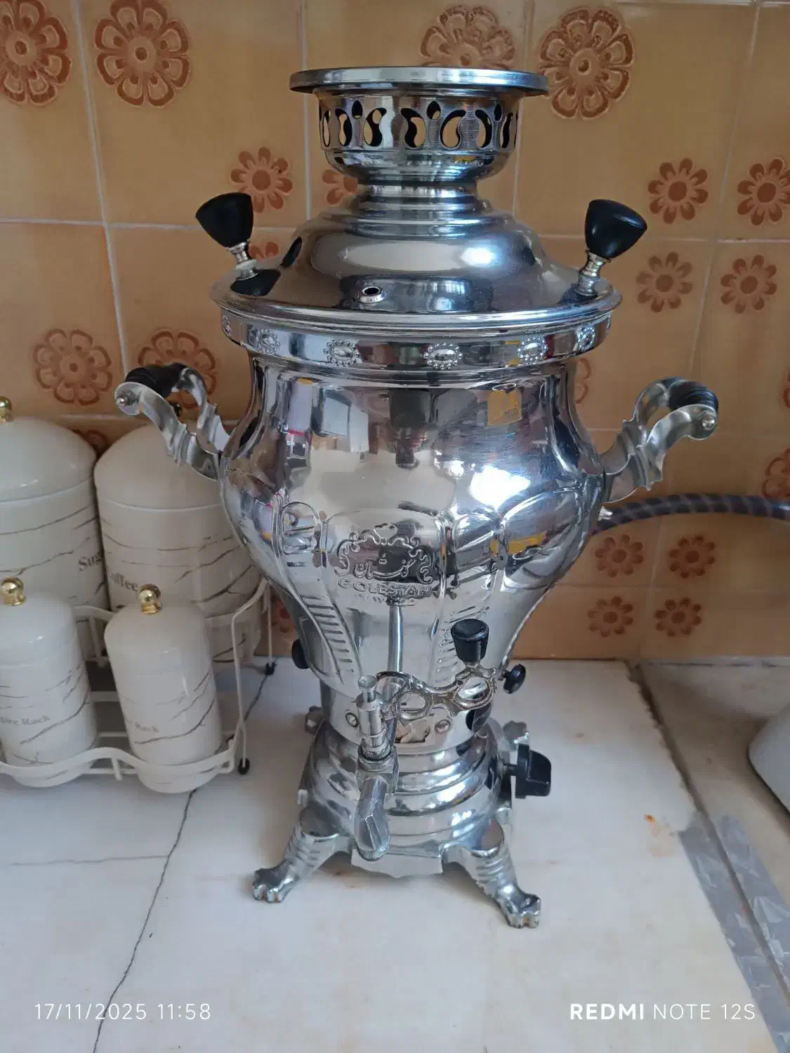 فروش سماور گازی وسرویس قابلمه ۵تکه|سماور، چایساز، قهوهساز|ایلام, |دیوار