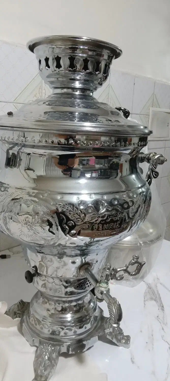 سماور ۸ لیتری در حد نو|سماور، چای‌ساز، قهوه‌ساز|تهران, شهرک رضویه|دیوار