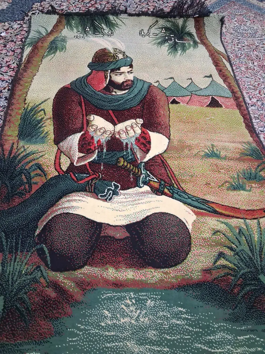 قالیچه دیواری|گلیم، جاجیم، گبه|رفسنجان, |دیوار