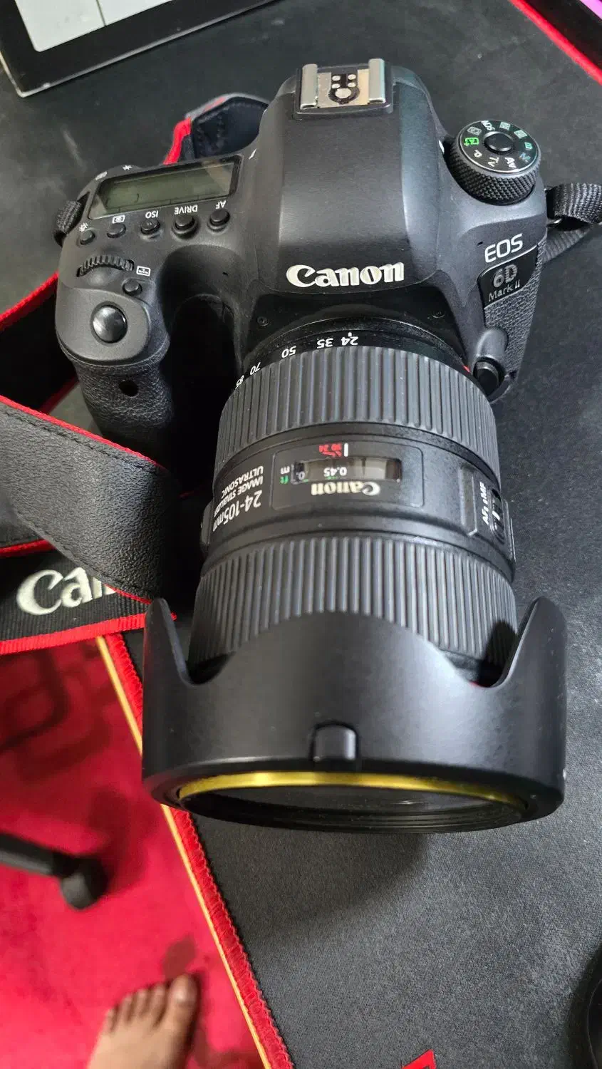 دوربین عکاسی canon 6D mark2 + lens 24-105|دوربین عکاسی و فیلم‌برداری|زاهدان, |دیوار