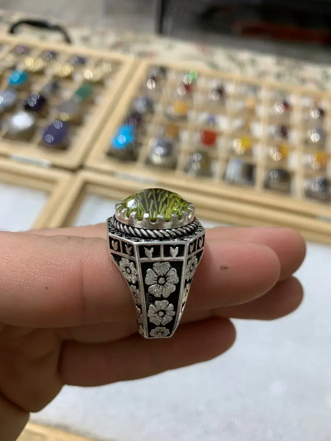 انگشتر نقره|جواهرات|اراک, |دیوار