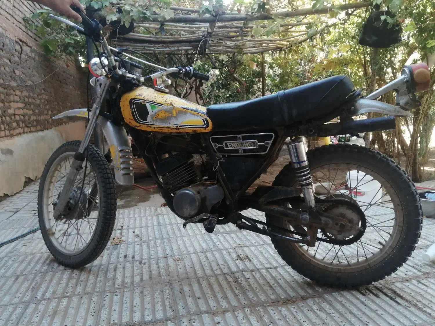 موتور تریل یاماها 125 cc ژاپنی مدل 58 بامدارک کامل|موتورسیکلت|داورزن, |دیوار