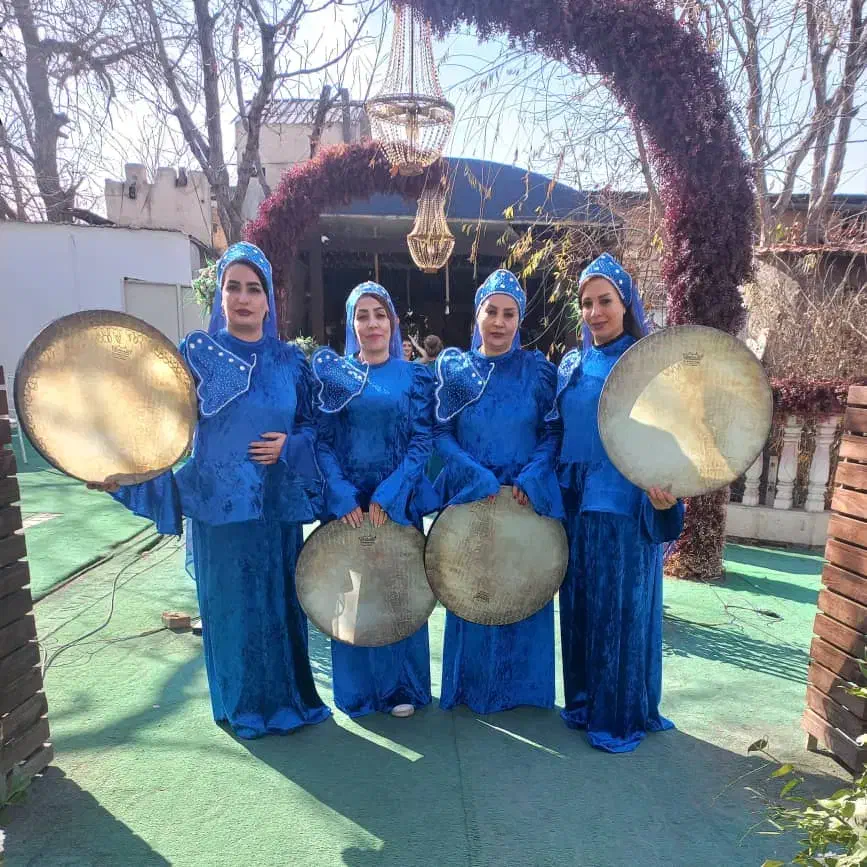 دف و دف نوازی وبال و فرشته|خدمات پذیرایی، مراسم|شهریار, شهریار|دیوار