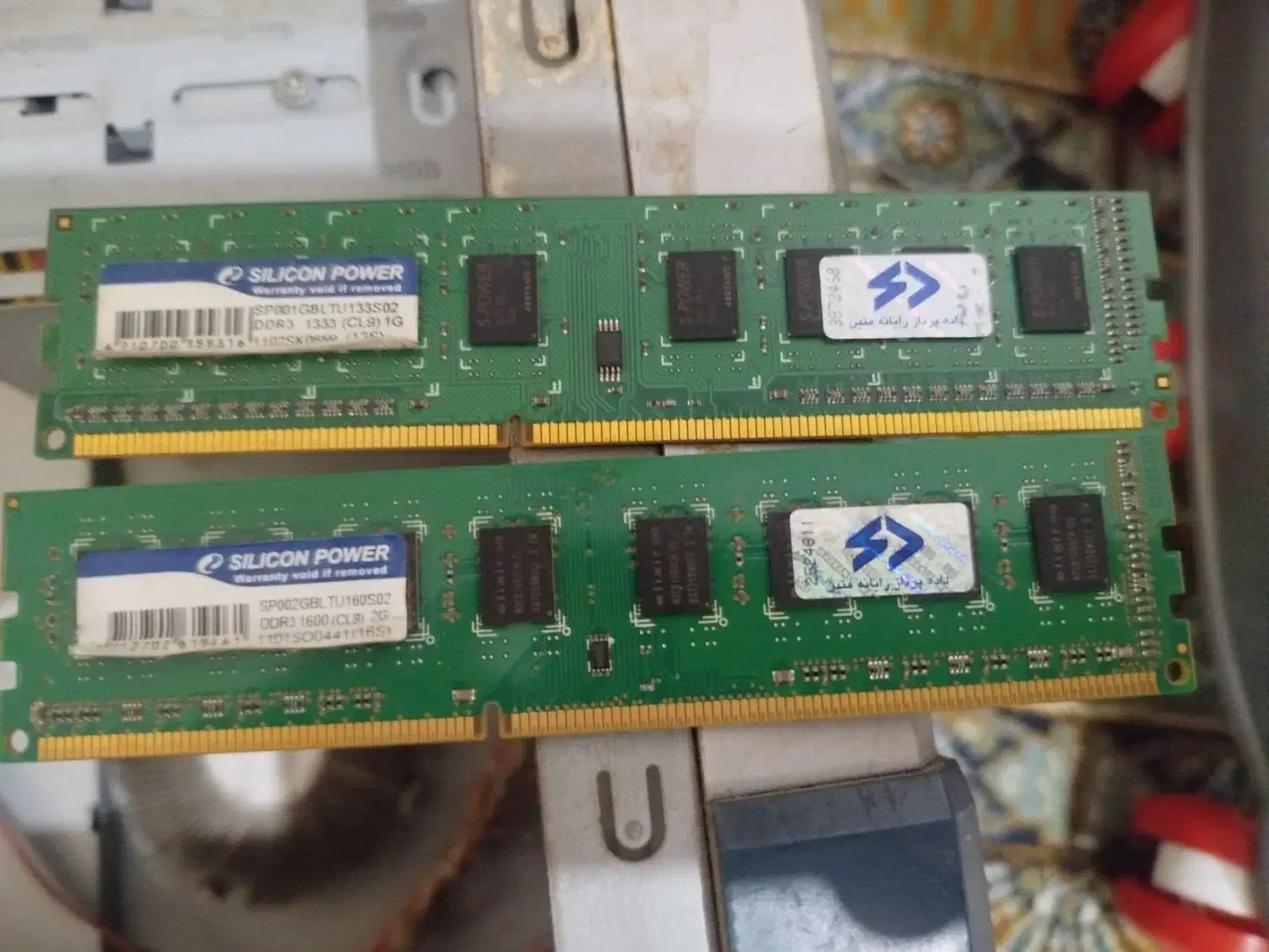 رم کامپیوترddr3 2gig و 1gig ddr3|قطعات و لوازم جانبی رایانه|سیاهکل, |دیوار
