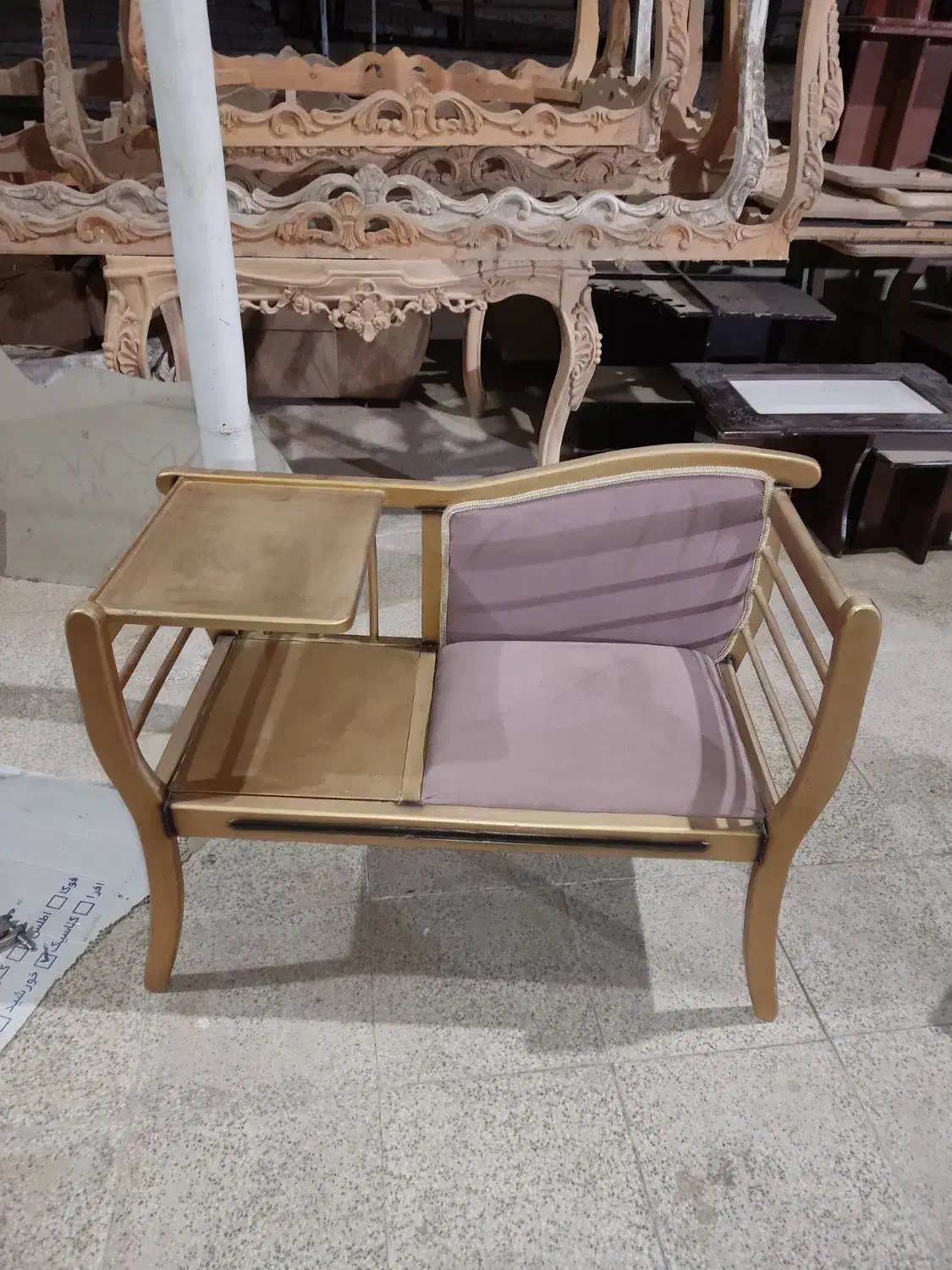 میز تلفن کشو دار|میز تلفن|نیشابور, فضل|دیوار