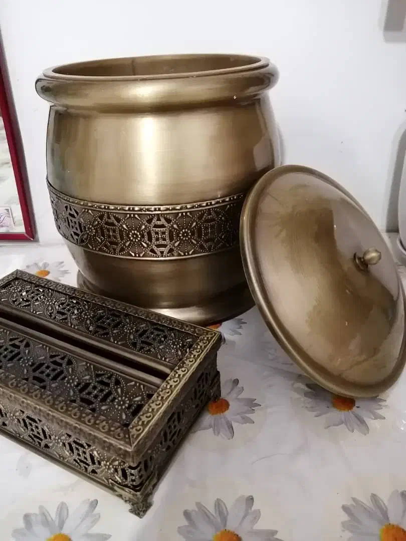 ست سطل وجا دستمالی|صنایع دستی و سایر لوازم تزئینی|شاهین‌شهر, عطار|دیوار