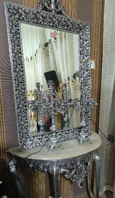 آینه و شمعدان|آینه|قوچان, |دیوار