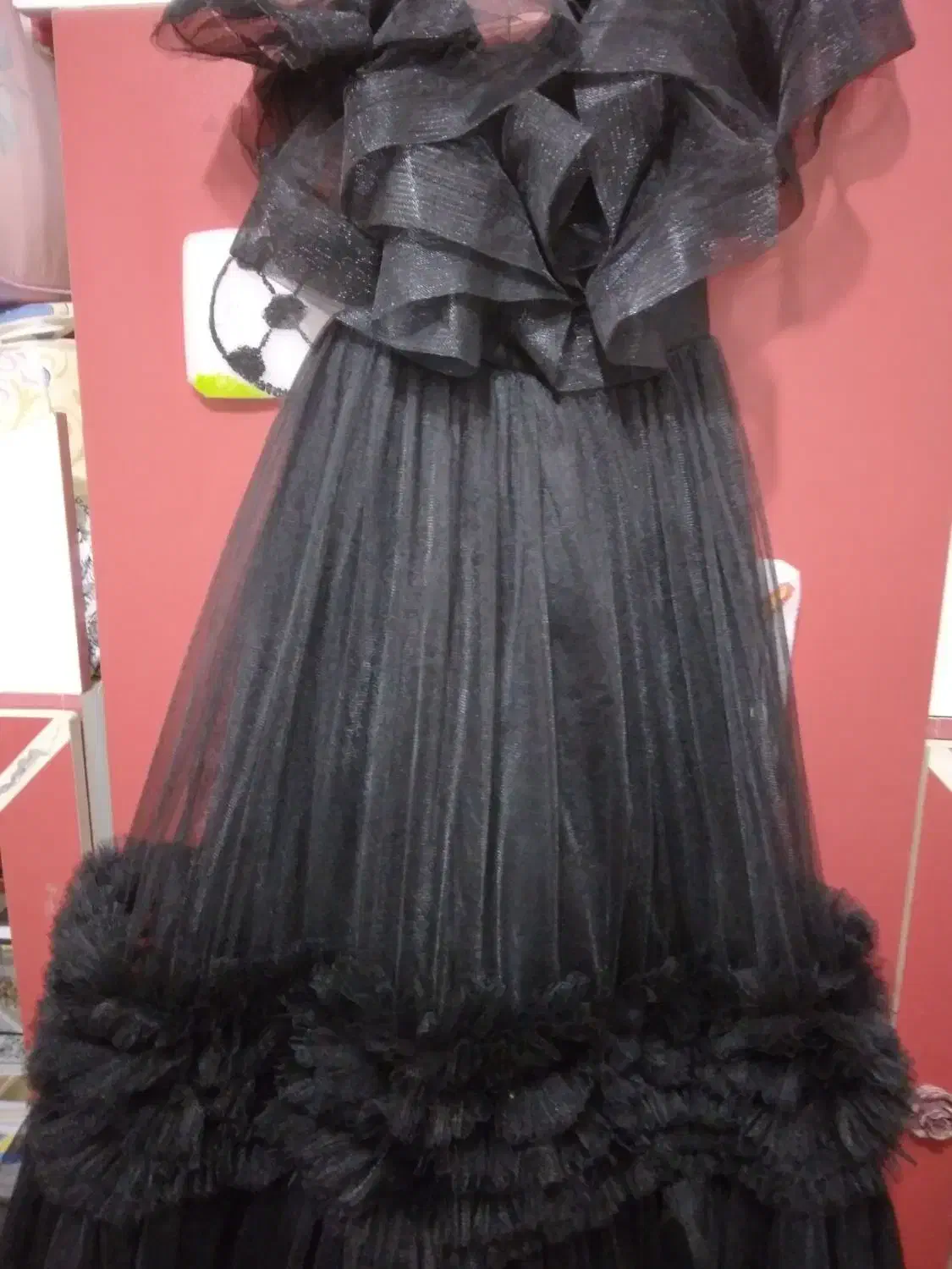 دون مشکی بلند دخترونه سایز ۸|لباس|خوی, |دیوار