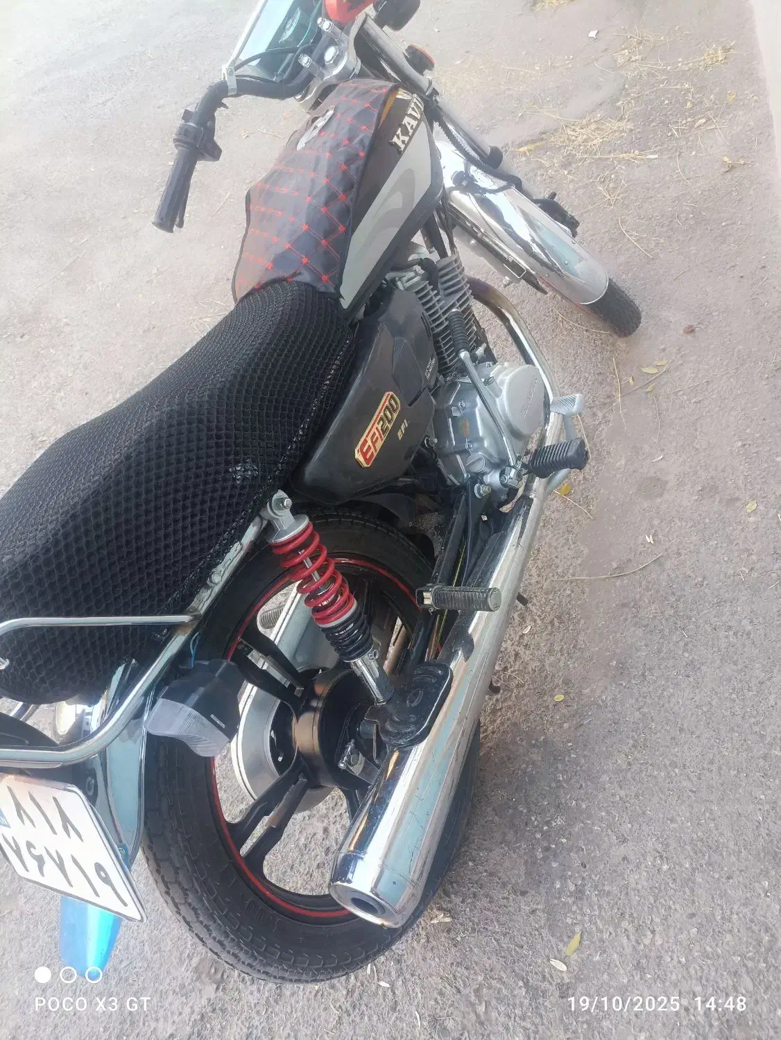 موتورسیکلت200کویر مشکی وموتورابی200اریانا|موتورسیکلت|کرمان, |دیوار