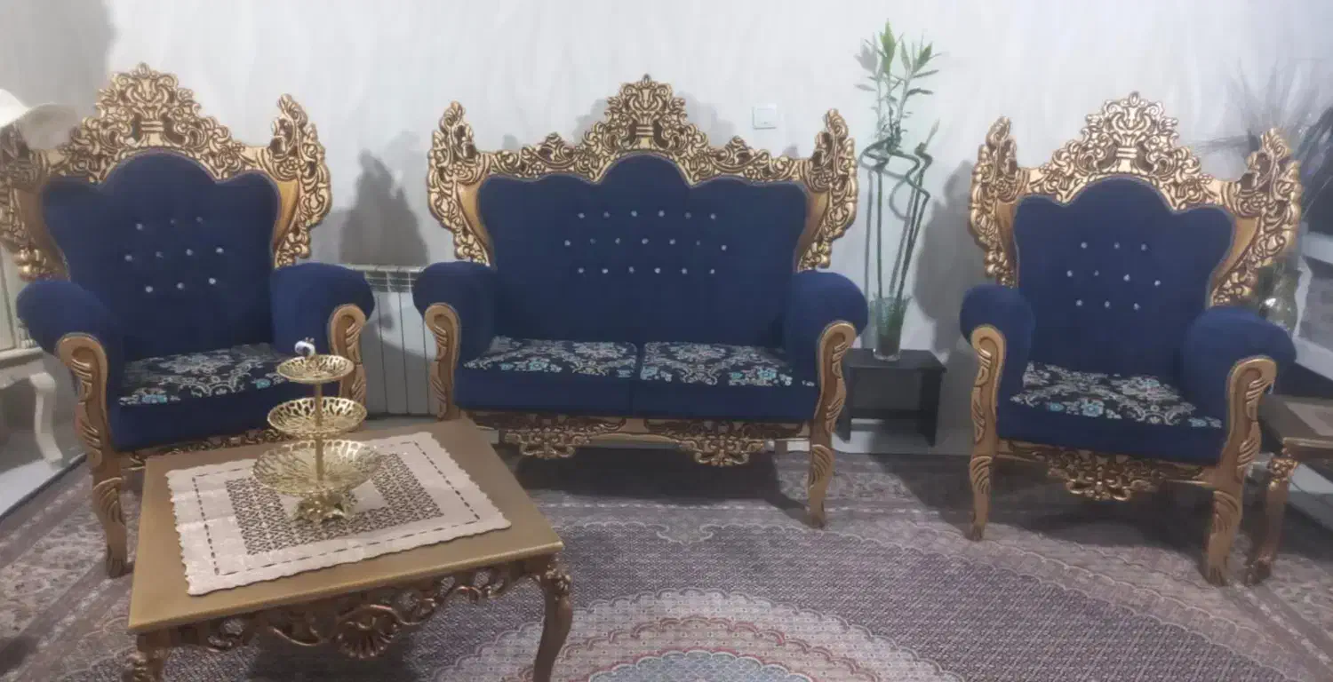 مبل هفت نفره تمیز|مبلمان خانگی و میز عسلی|اسدآباد, |دیوار