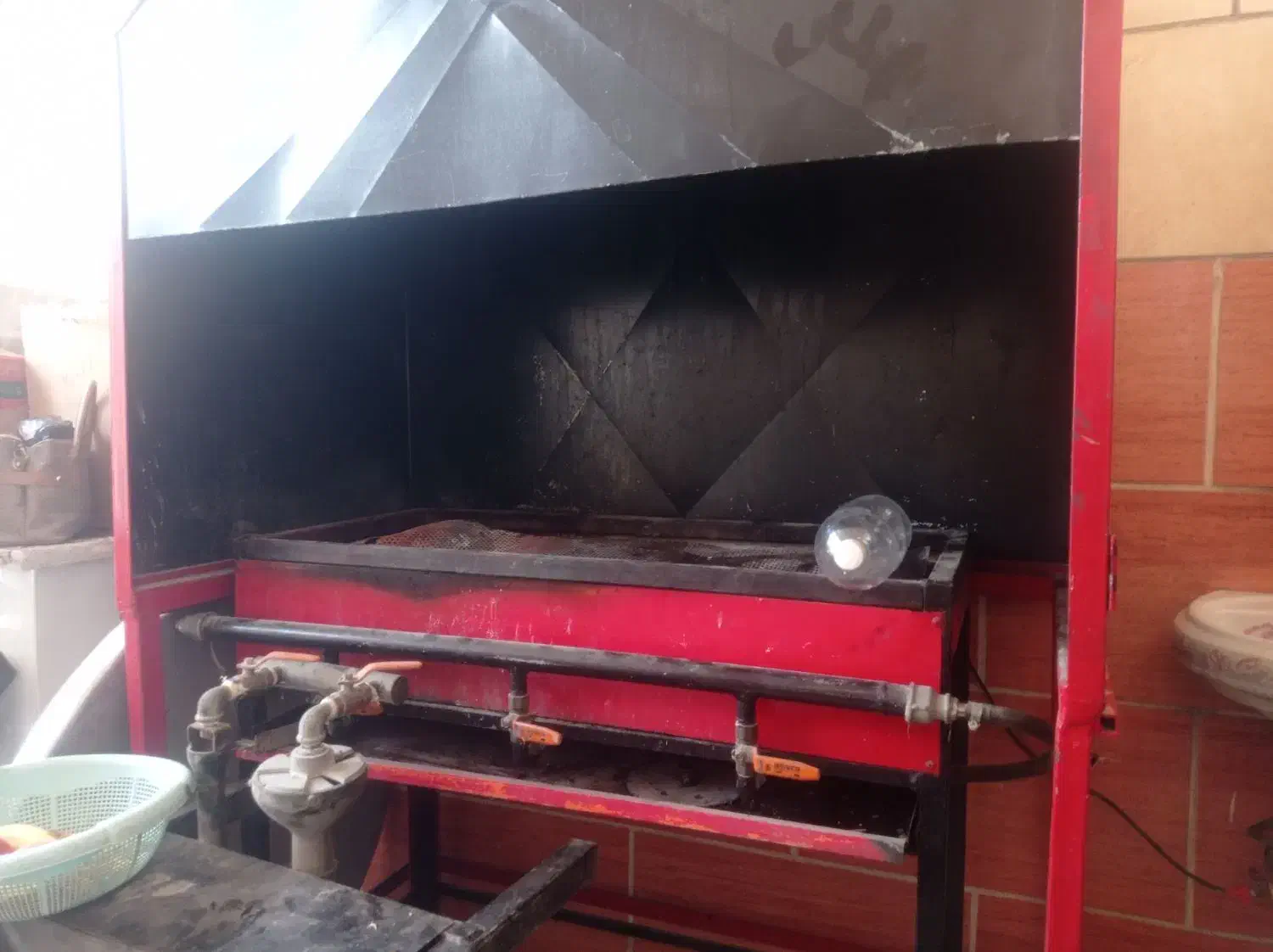 کباب پز با کلبه با لوله گازی درست شده|اجاق گاز و لوازم برقی پخت‌وپز|جهرم, |دیوار