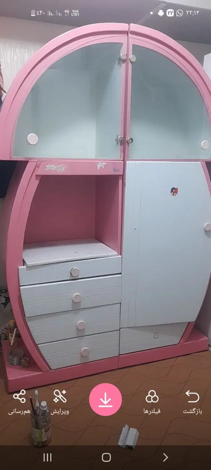 کمد بچگانه|جاکفشی، کمد، دراور|ایلام, |دیوار