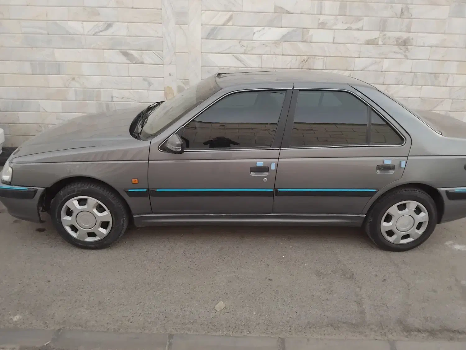 پژو پارس خاکستری متالک بدون گریسی دوگانه کارخانه|خودرو سواری و وانت|کاشمر, |دیوار