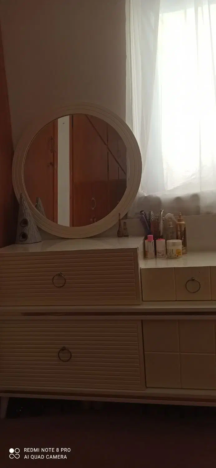 سرویس خواب با آیینه کنسول شیک|تخت و سرویس خواب|گنبد کاووس, |دیوار