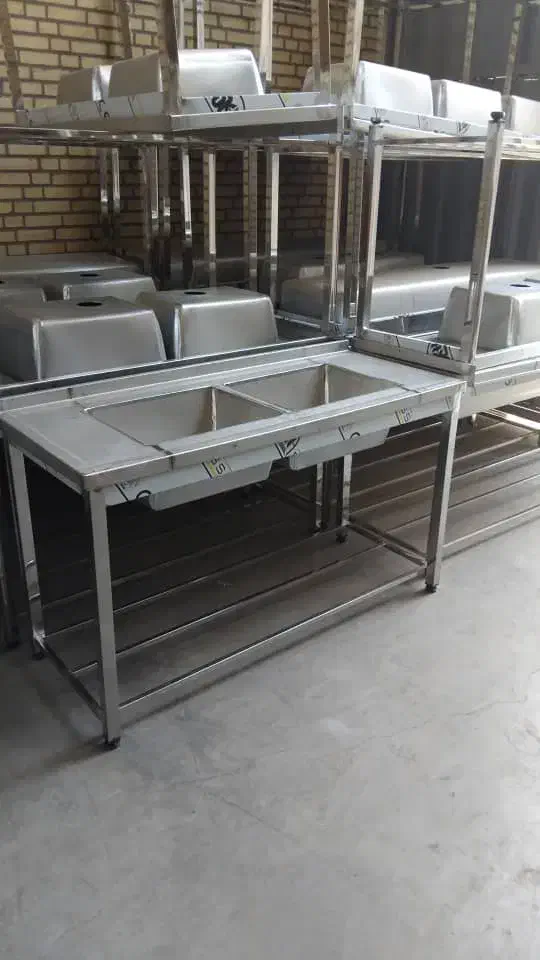 ظرفشویی تاپینگ سلف یخی vft سینک میزکار *12|کافی‌شاپ و رستوران|رشت, بازار|دیوار